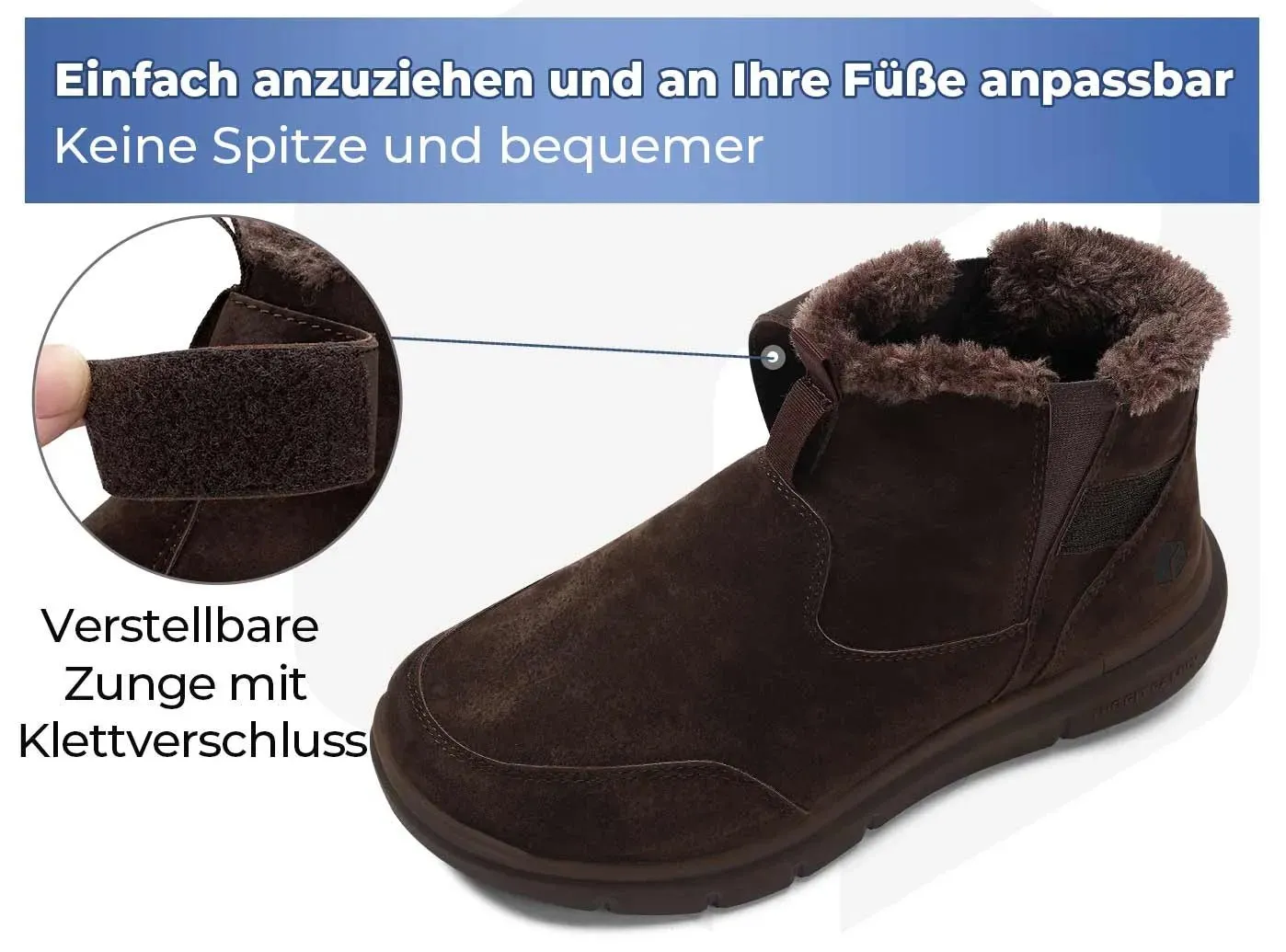 FitVille Herren CozyCore Winterstiefel V1
