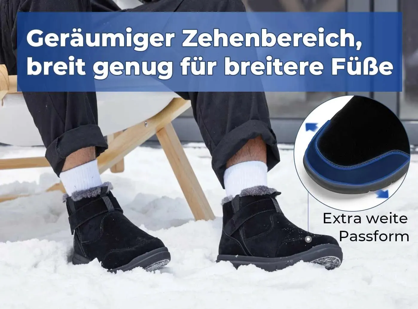 FitVille Herren CozyCore Winterstiefel V1