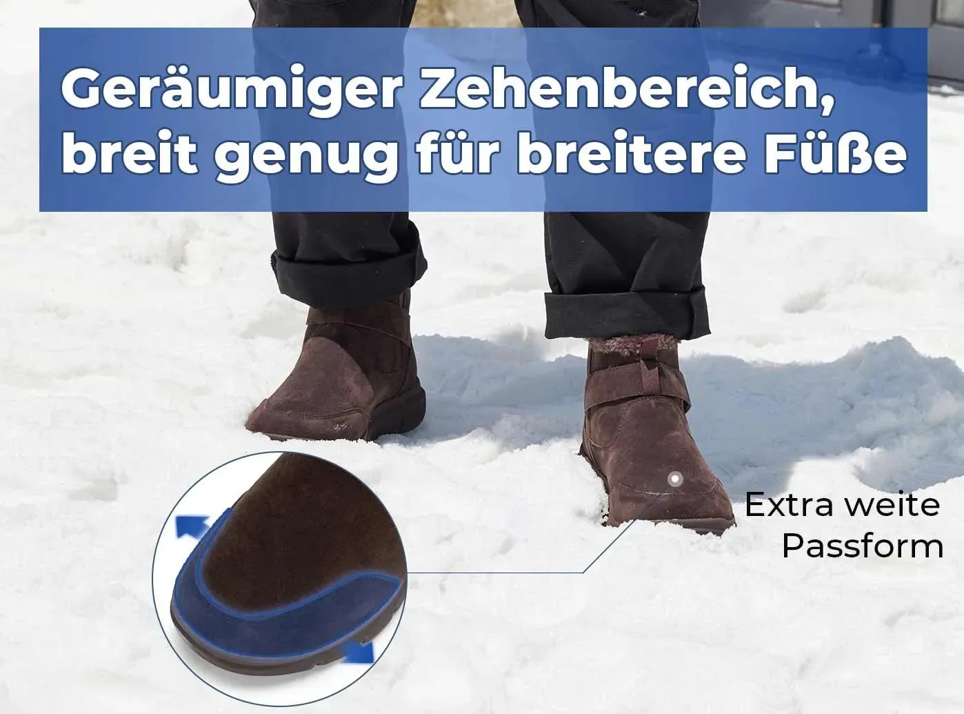 FitVille Herren CozyCore Winterstiefel V1
