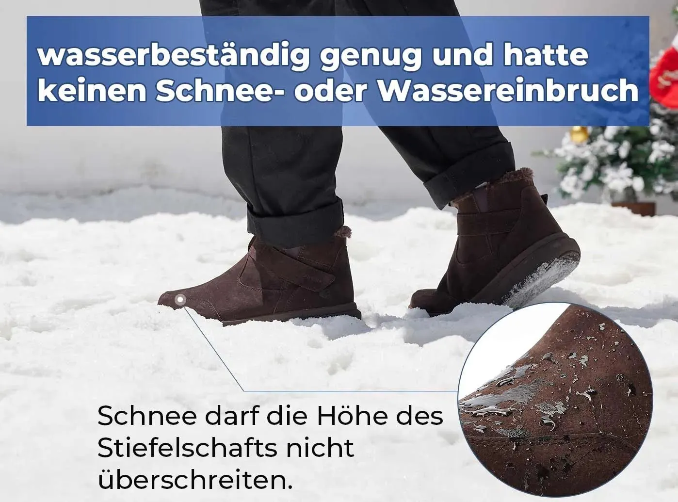 FitVille Herren CozyCore Winterstiefel V1