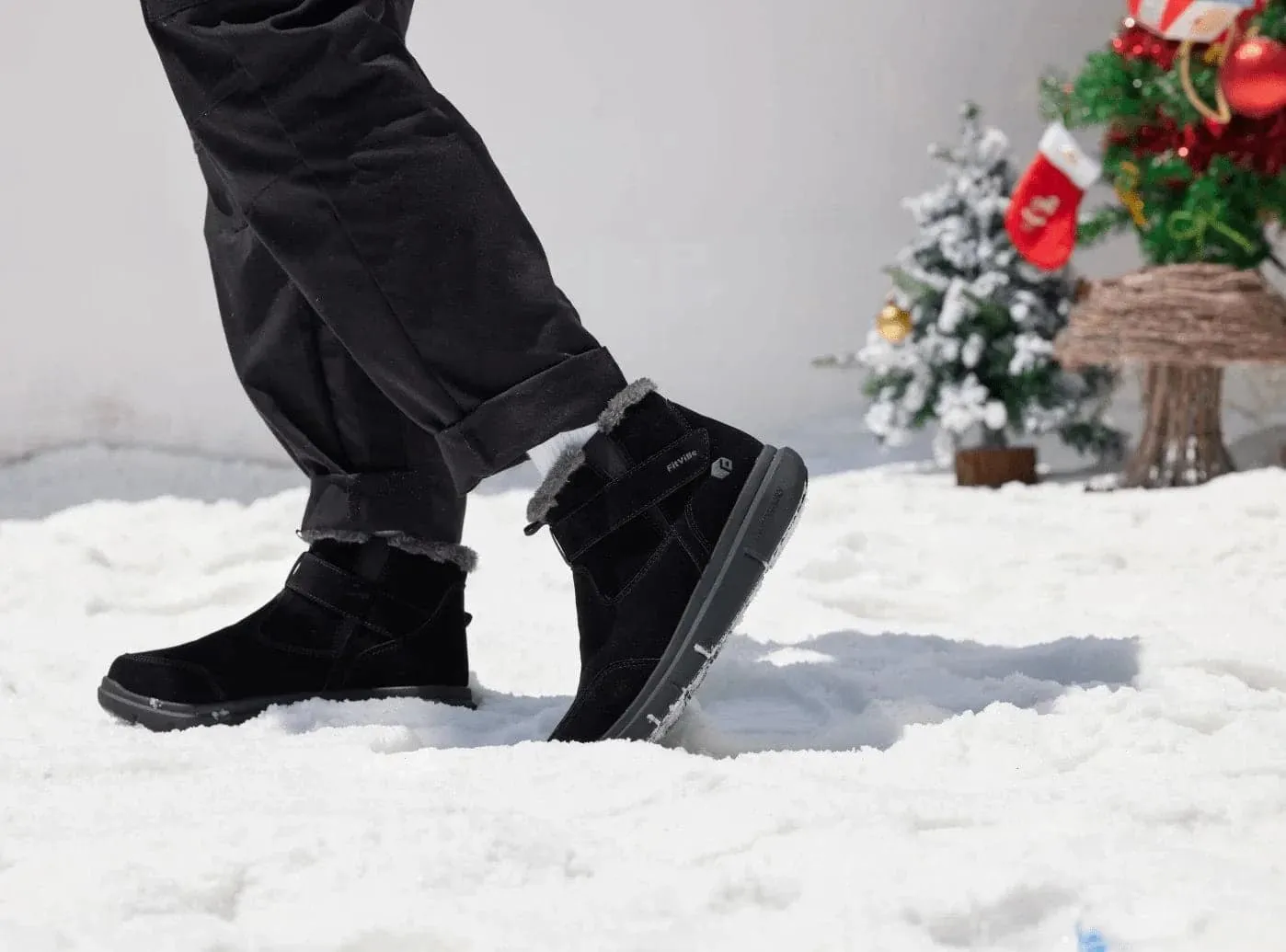 FitVille Herren CozyCore Winterstiefel V1