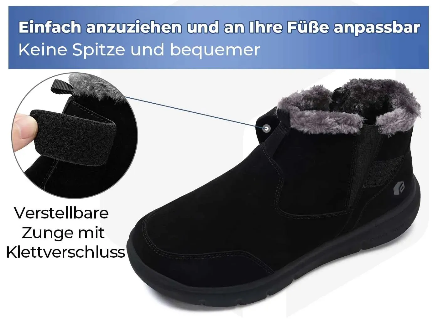 FitVille Herren CozyCore Winterstiefel V1