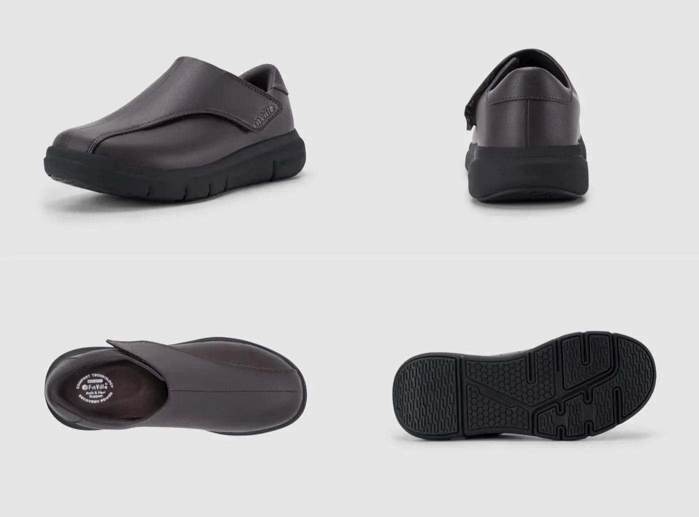 FitVille Herren EasyTop Deluxe Freizeitschuhe V1