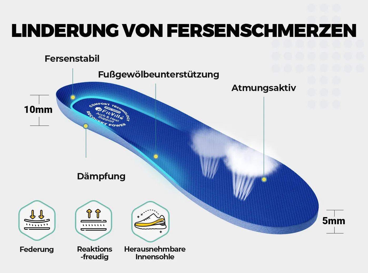 FitVille Herren EasyTop Deluxe Freizeitschuhe V1
