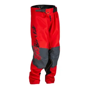 Fly Racing 2023 Kinetic Khaos Youth Pant - Black / Red / Grey