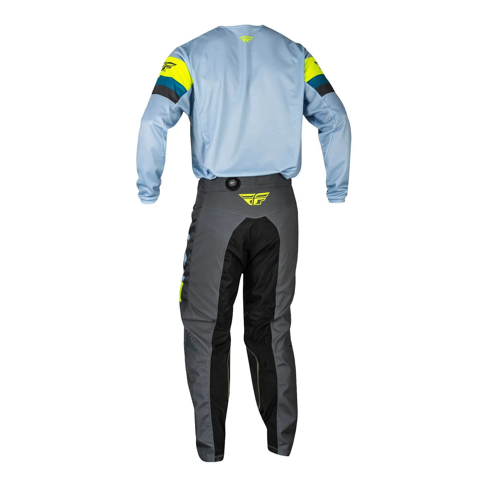Fly Racing 2024 Kinetic Prix Pants - Ice Grey / Charcoal / Hi-Vis