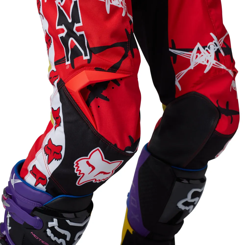 FOX 180 BARBED WIRE SE PANTS [FLO RED]