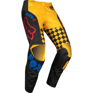 FOX KIDS 180 CZAR PANT [BLACK/YELLOW]