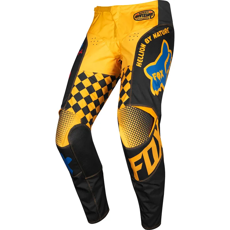 FOX KIDS 180 CZAR PANT [BLACK/YELLOW]
