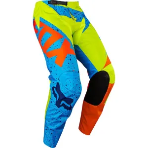 FOX YOUTH 180 NIRV PANTS [YELLOW/BLUE]