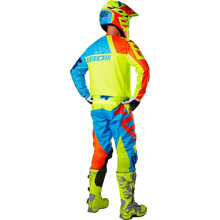 FOX YOUTH 180 NIRV PANTS [YELLOW/BLUE]