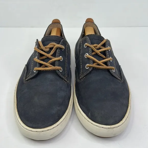 FRYE MEN’S NORFOLK DECK SHOES INDIGO SUNWASH NUBUCK LEATHER SZ 11.5