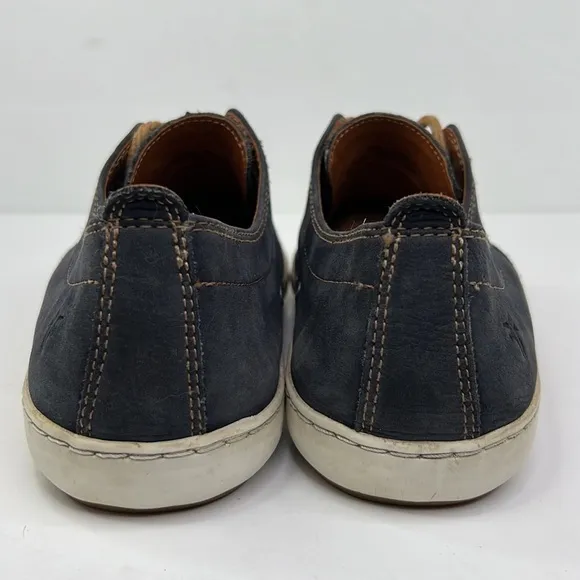 FRYE MEN’S NORFOLK DECK SHOES INDIGO SUNWASH NUBUCK LEATHER SZ 11.5