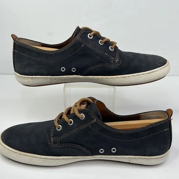 FRYE MEN’S NORFOLK DECK SHOES INDIGO SUNWASH NUBUCK LEATHER SZ 11.5