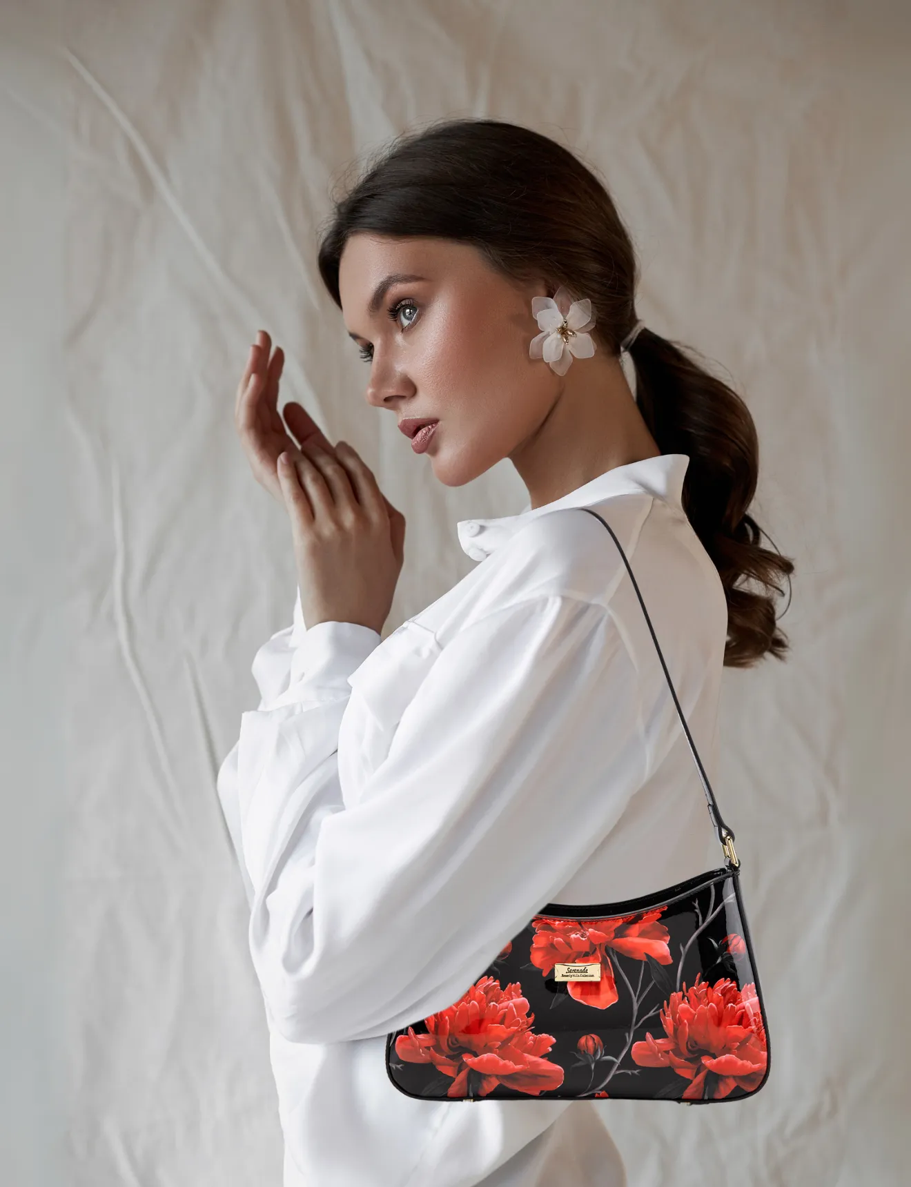 GEORGIE PATENT LEATHER BAG WITH RFID- SN63-0822- NEW IN