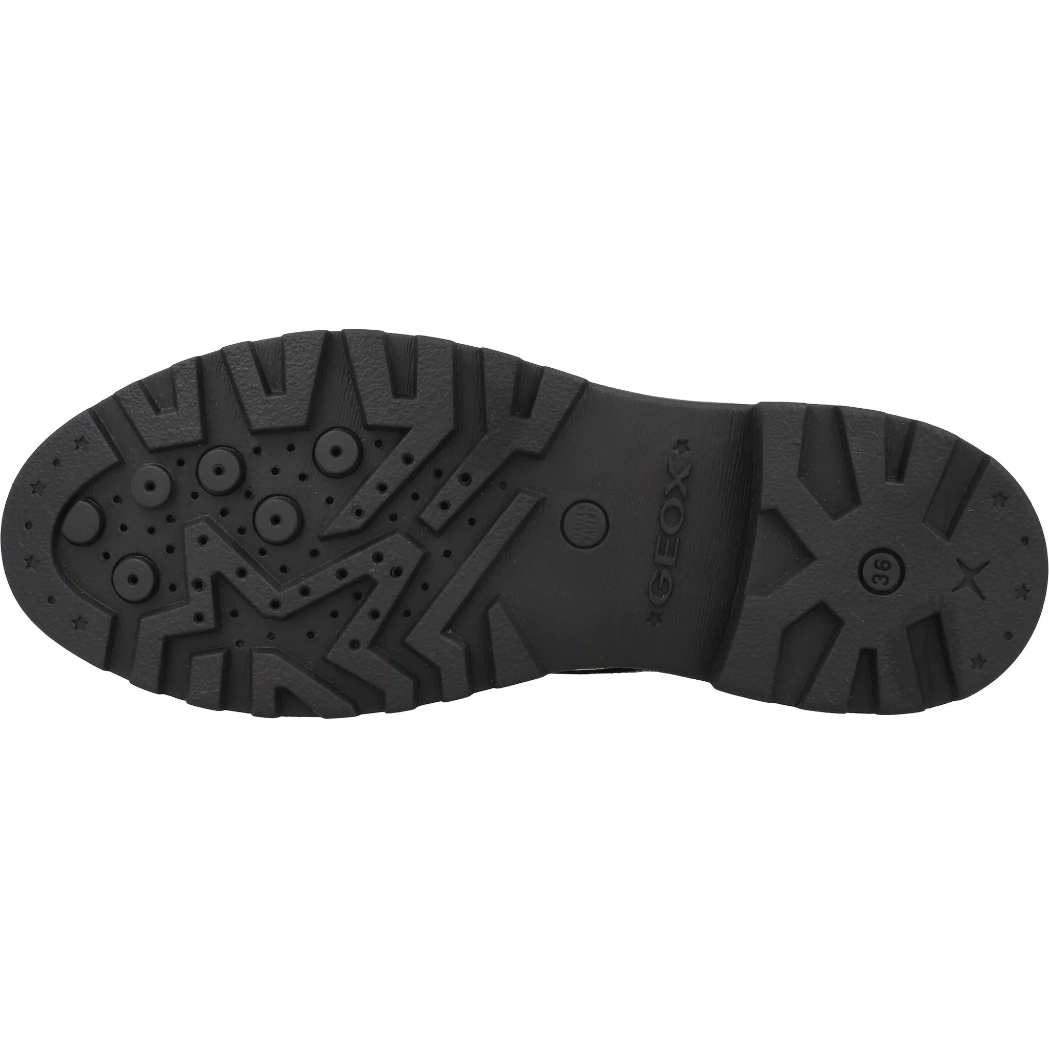Geox Casey Black Patent Leather Boys' Derby Shoes