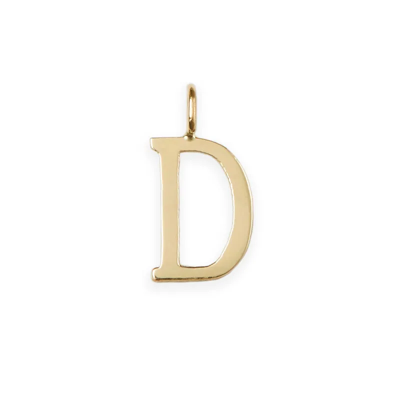 Gold Initial Charm