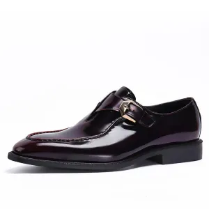 Handmade Genuine Leather Monk Strap Dress Shoes