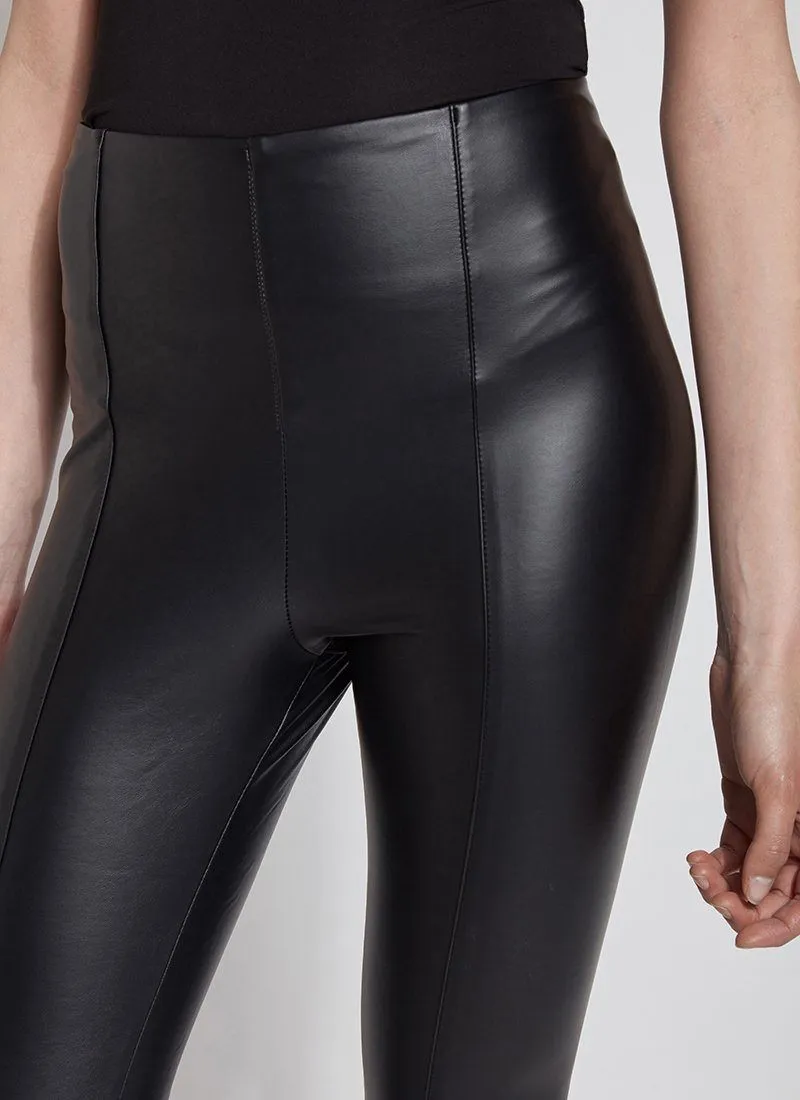 Hi Waist Vegan Leather Legging (Plus Size, 28.5" Inseam)