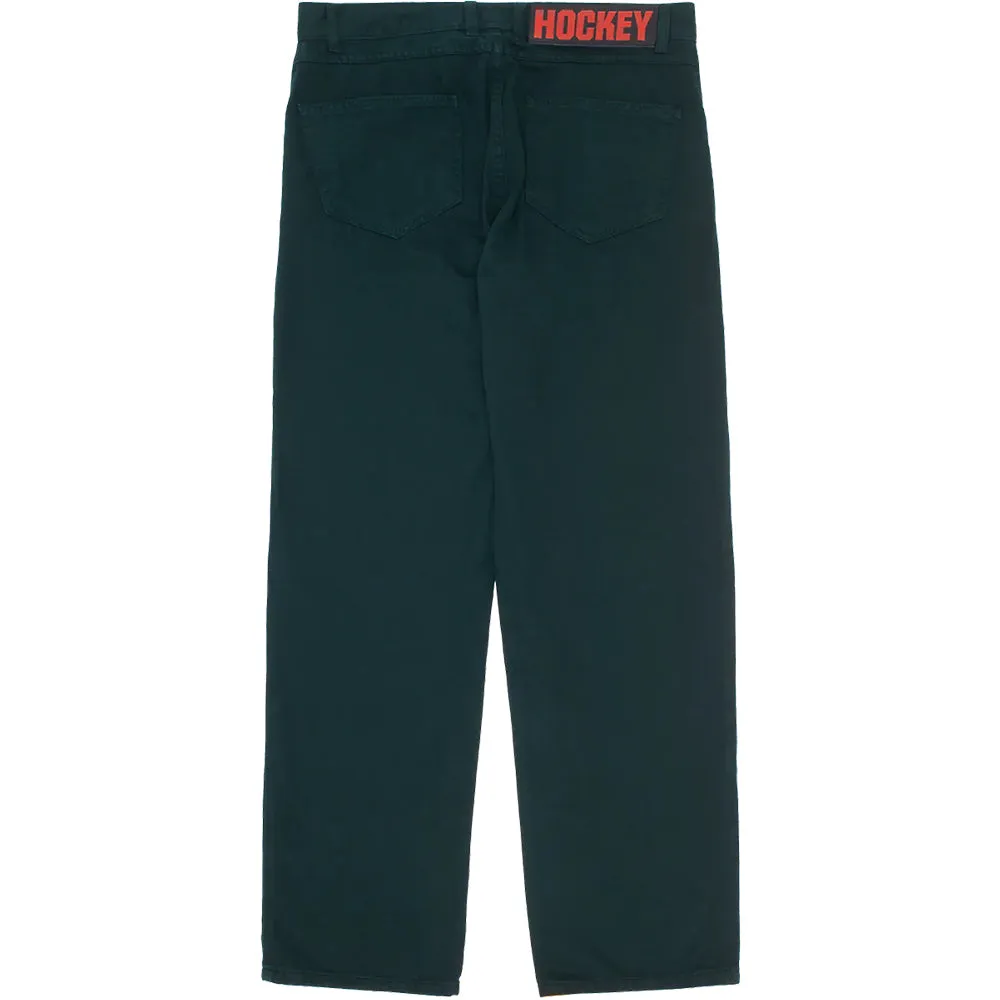 Hockey Double Knee Jean Dark Green