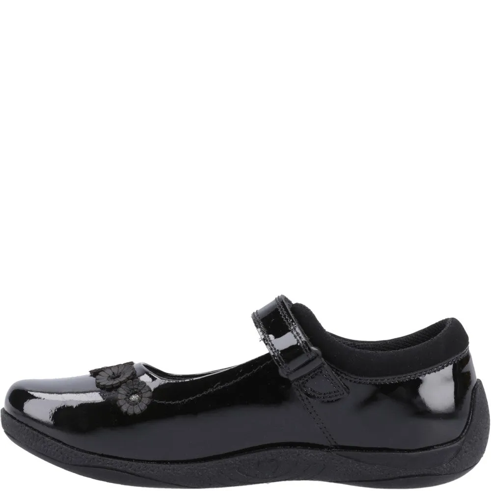 Hush Puppies Christina Patent Senior School Shoes