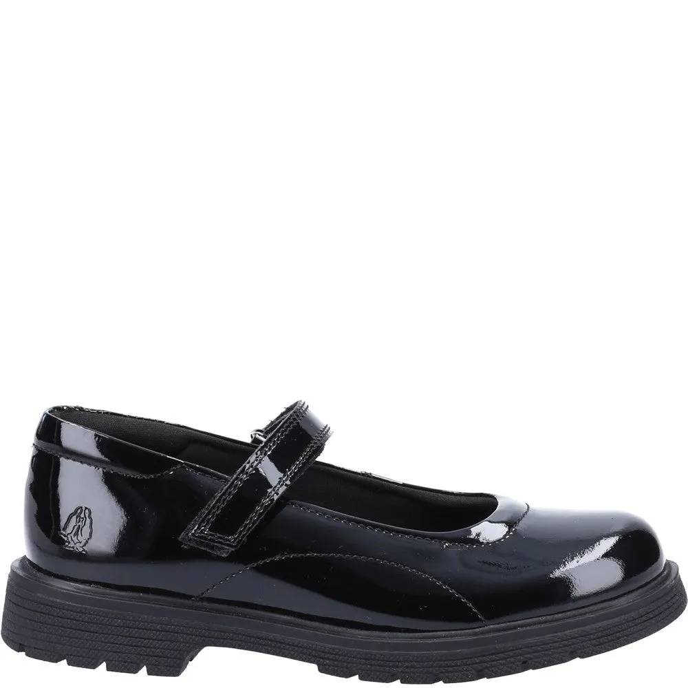 Hush Puppies Tally Senior Patent School Shoes