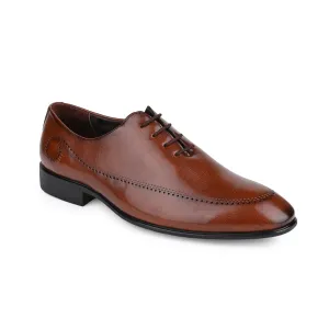 Hydes N Hues Men Tan Stylish Lace-ups