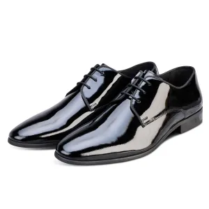 Ivy Black Derby Shoes