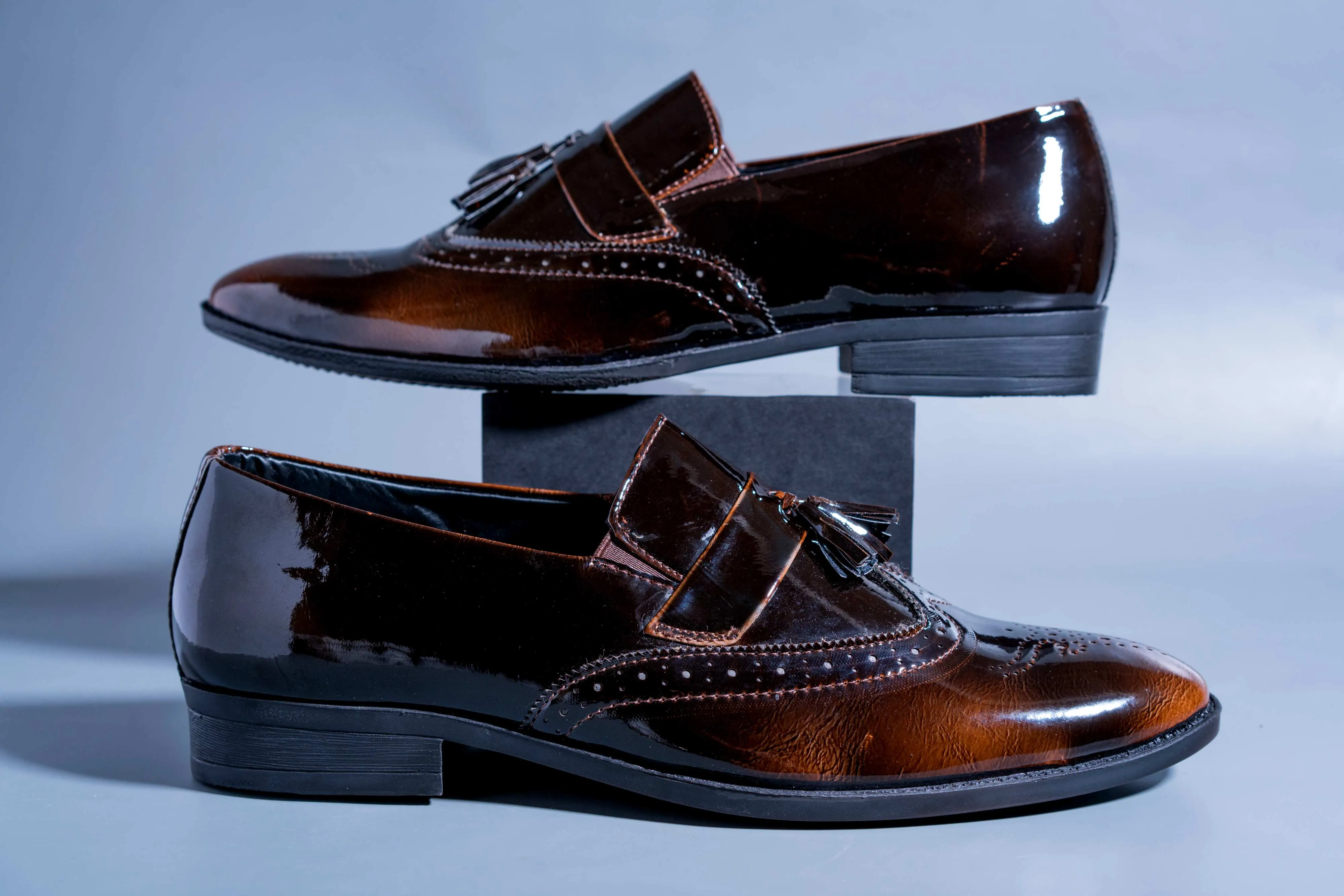 Jonas Paramount Men's Brown Cherry Color Outdoor Formal Casual Ethnic Loafer