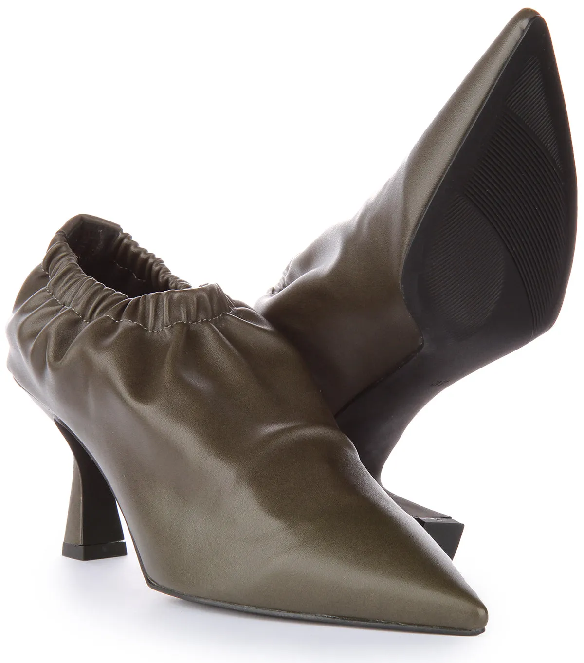 Justinreess England Queen In Olive Green For Women | Secret Sale