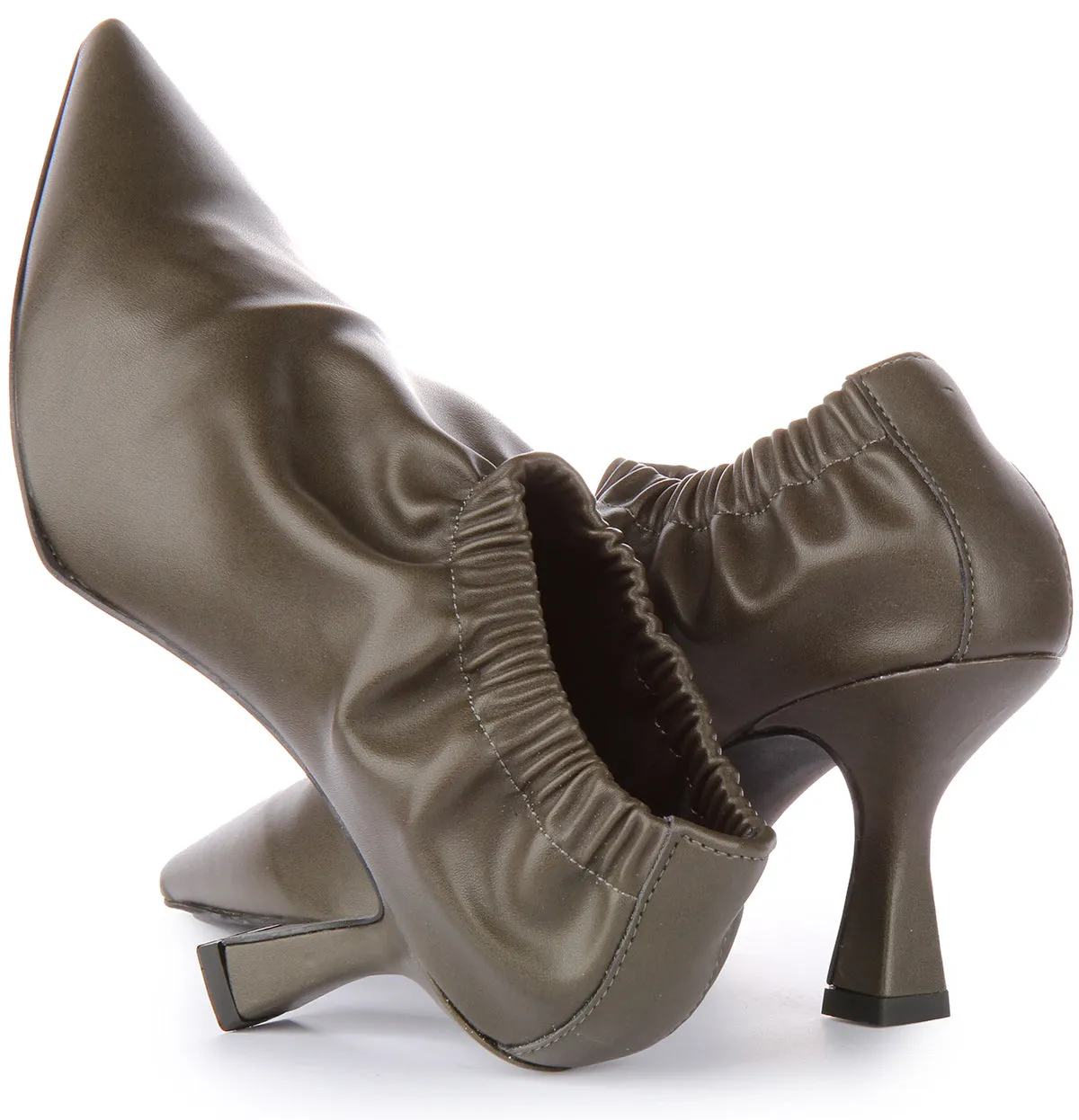 Justinreess England Queen In Olive Green For Women | Secret Sale