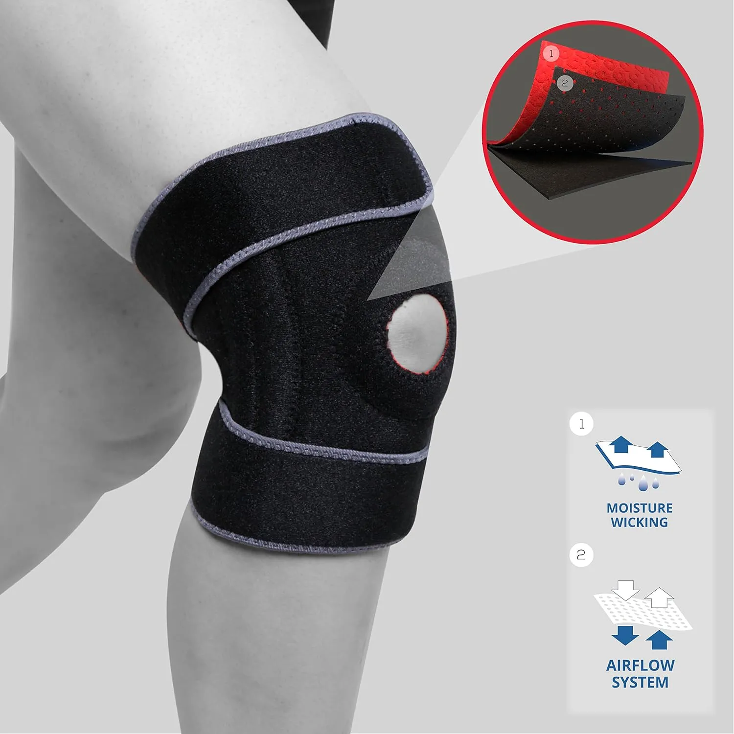 Kedley Aero-Tech Neoprene Knee Stabilizer