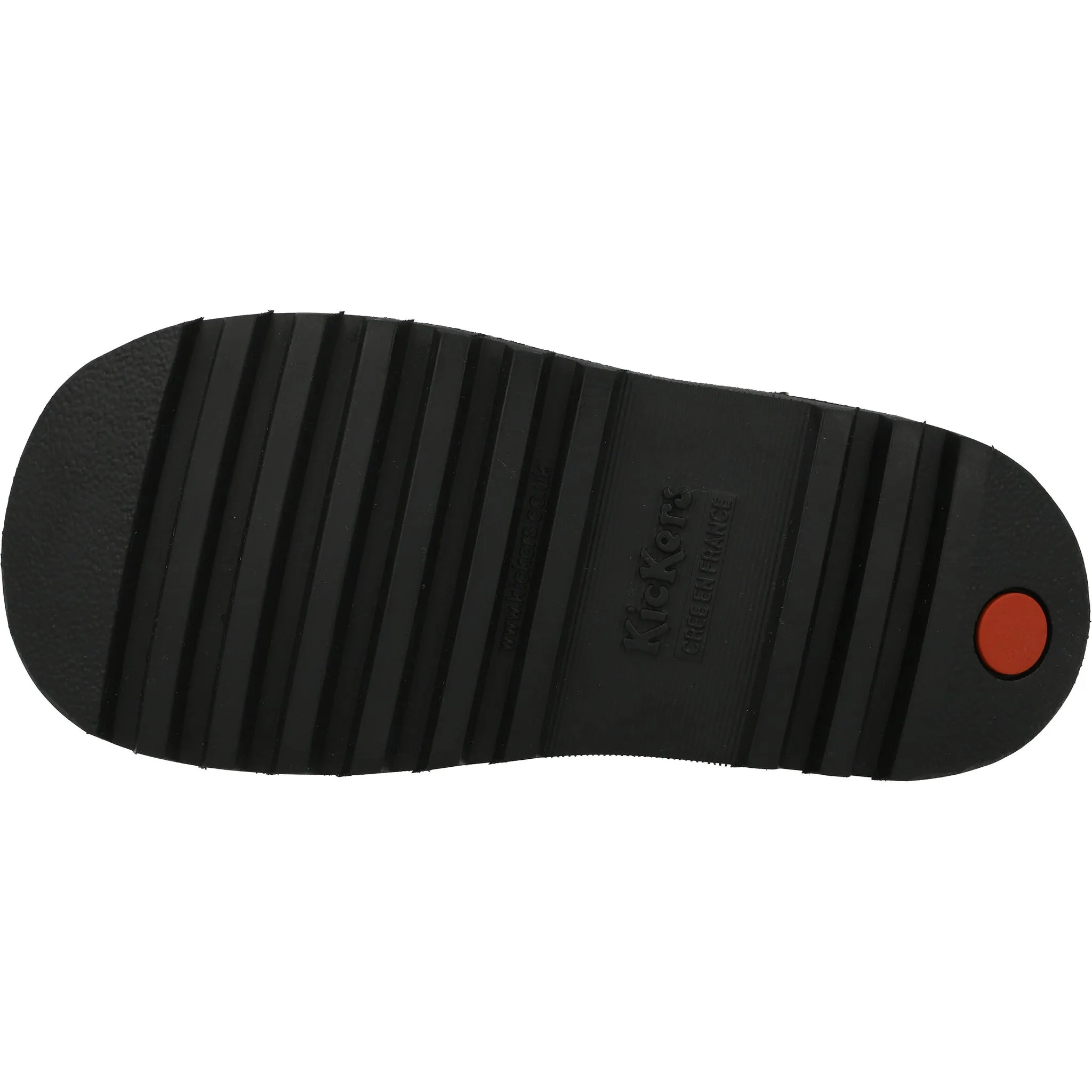 Kickers Kick T-Bar Black Patent Leather Shoes