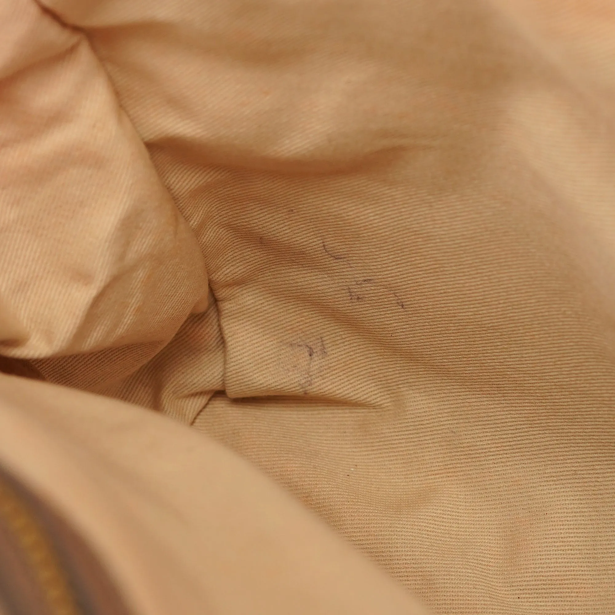Light Brown Leather Bay Tote Bag