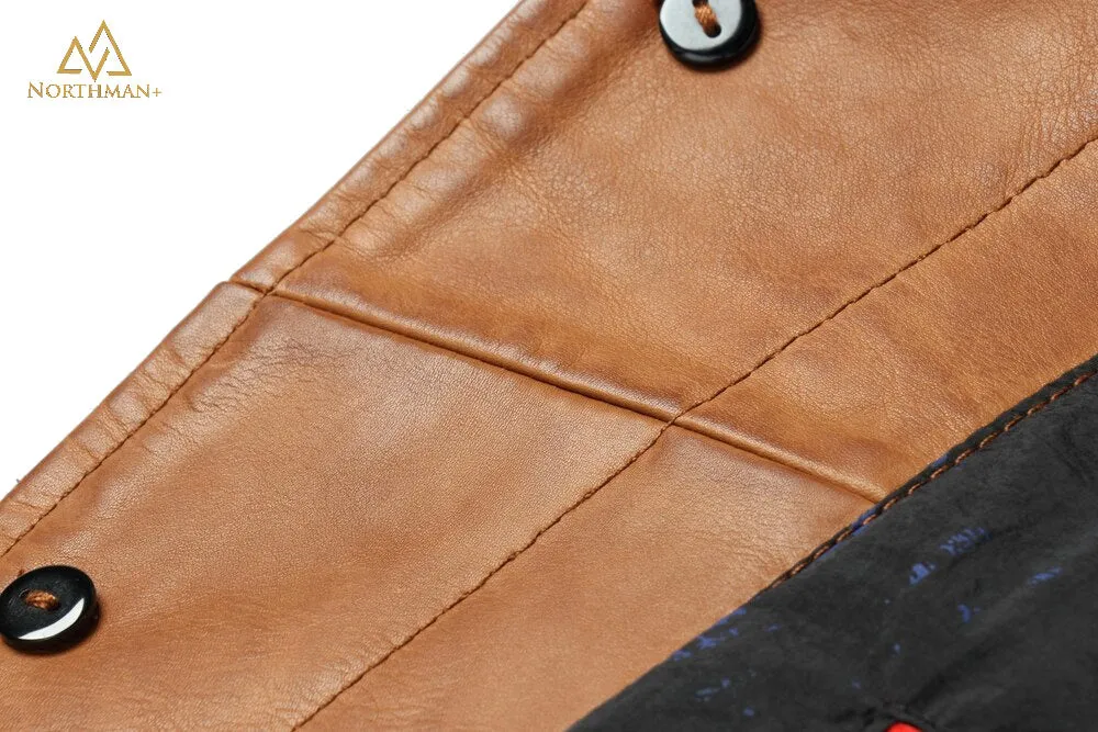 Lightning leather jacket in Tan by Northman 