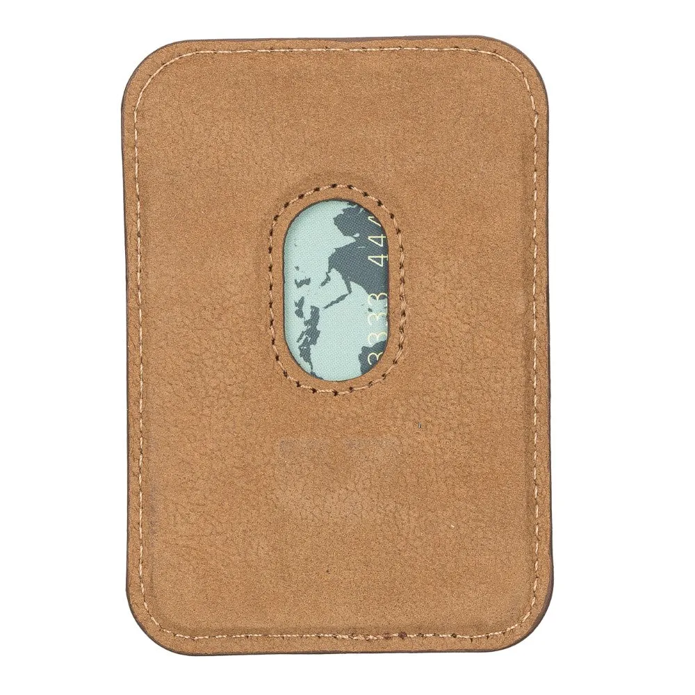 Maggy Genuine Leather Magnetic Card Holder