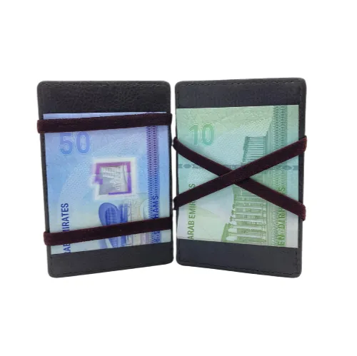 Magic Card Case & Cash Wallet Two Side Open # 1598 MAGIC