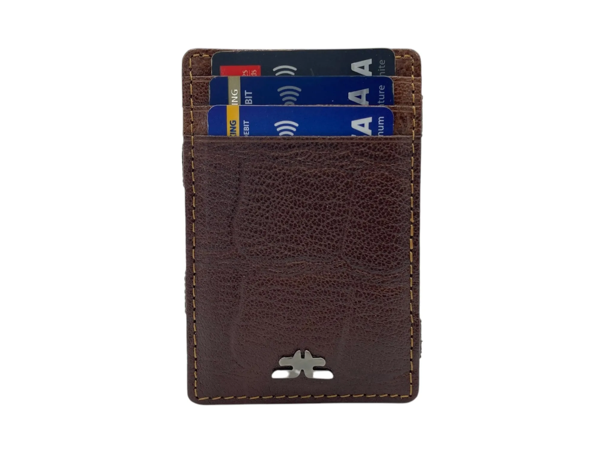 Magic Card Case & Cash Wallet Two Side Open # 1598 MAGIC