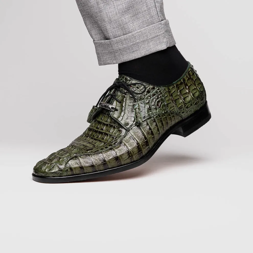 Marco Di Milano Apricena Woodgreen Caiman Crocodile Dress Shoes