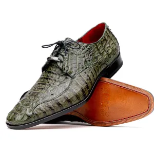Marco Di Milano Apricena Woodgreen Caiman Crocodile Dress Shoes