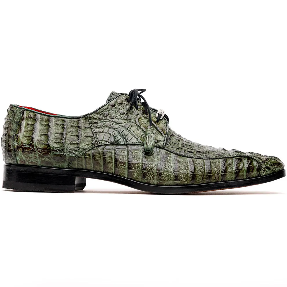 Marco Di Milano Apricena Woodgreen Caiman Crocodile Dress Shoes
