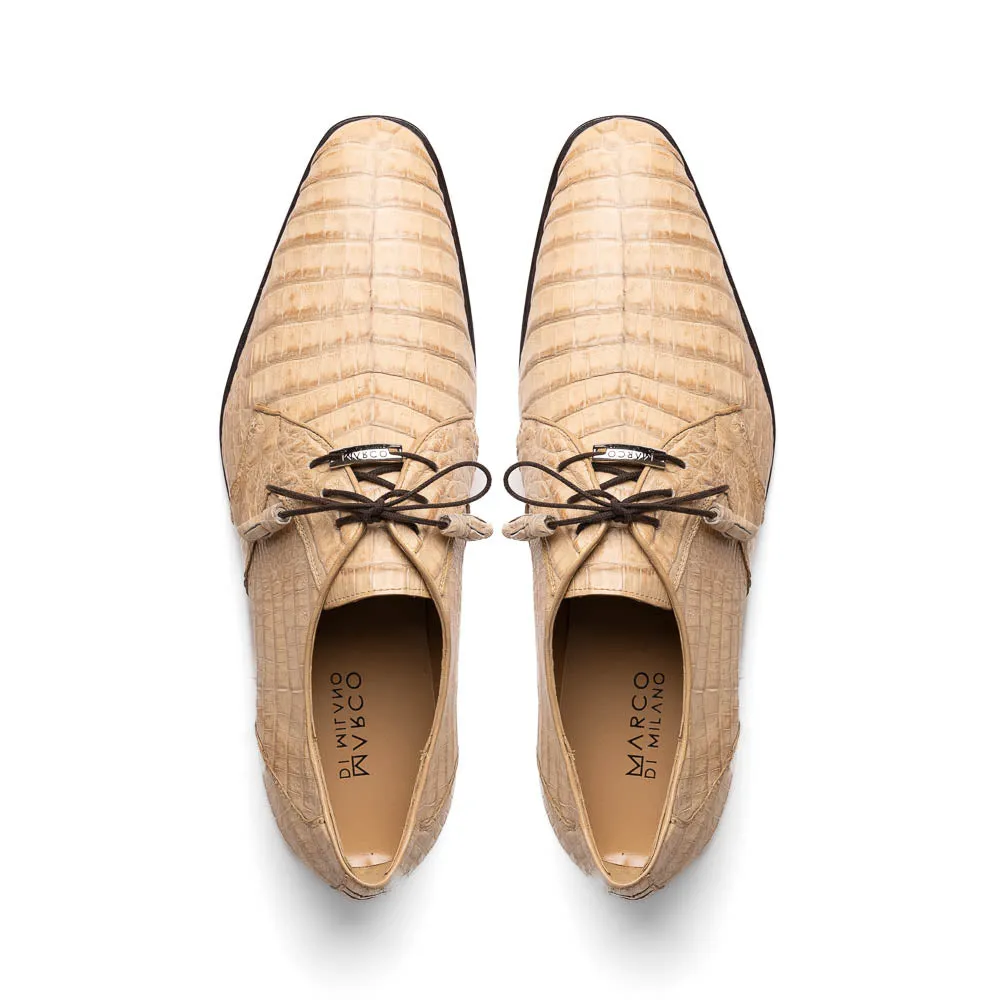 Marco Di Milano Lacio Orix Caiman Crocodile Dress Shoes