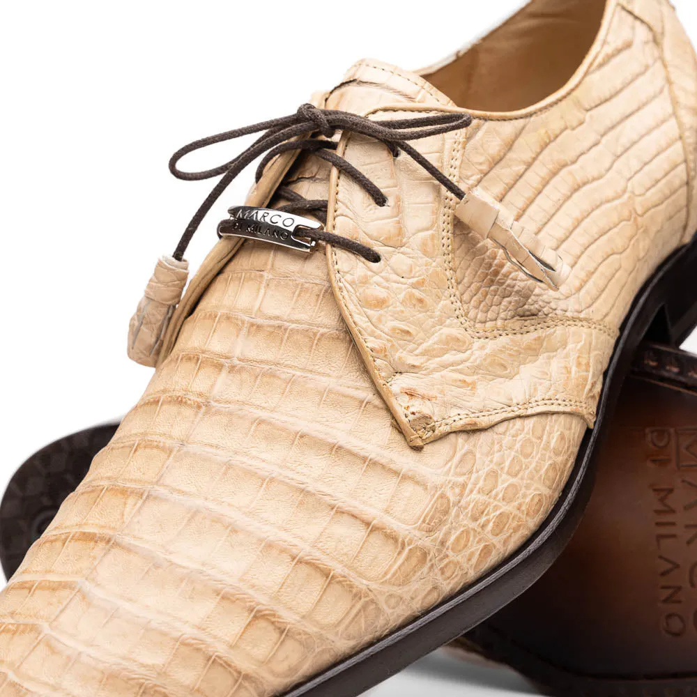 Marco Di Milano Lacio Orix Caiman Crocodile Dress Shoes