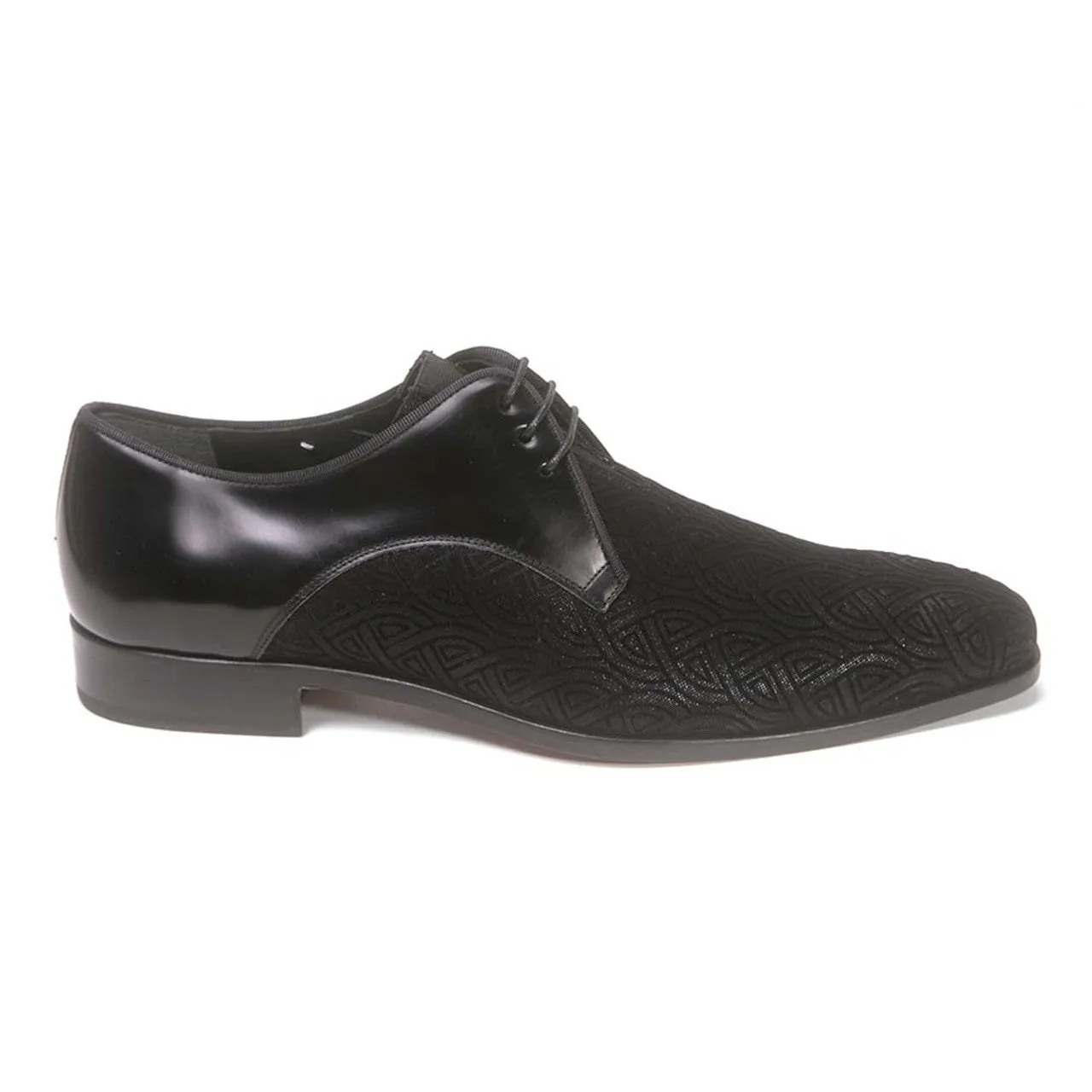 Men Black Tuxedo Center Gore Lace Slip On By Mezlan Made In Spain Brand