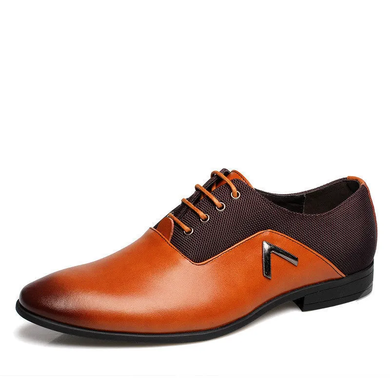 Men Formal Leather Shoes Quality Brand Mens Dress Oxfords Flats Size 6-12