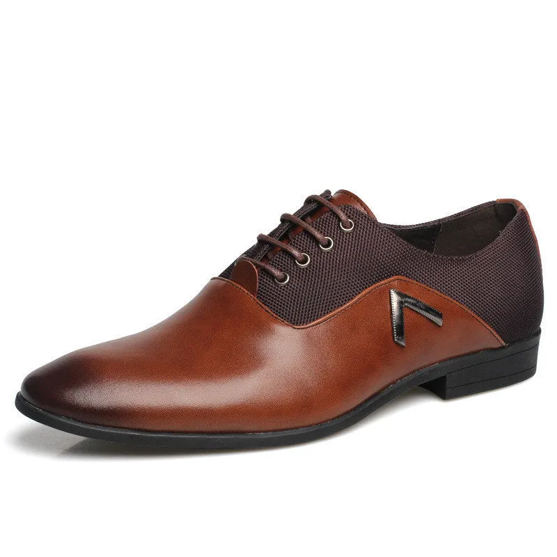 Men Formal Leather Shoes Quality Brand Mens Dress Oxfords Flats Size 6-12