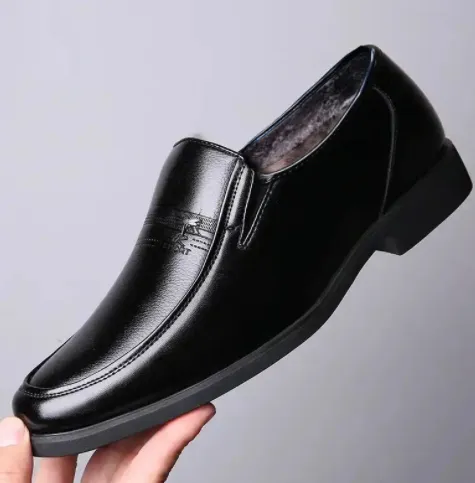Men's Business Soft Surface Wear-Resistant Casual Leather Shoes