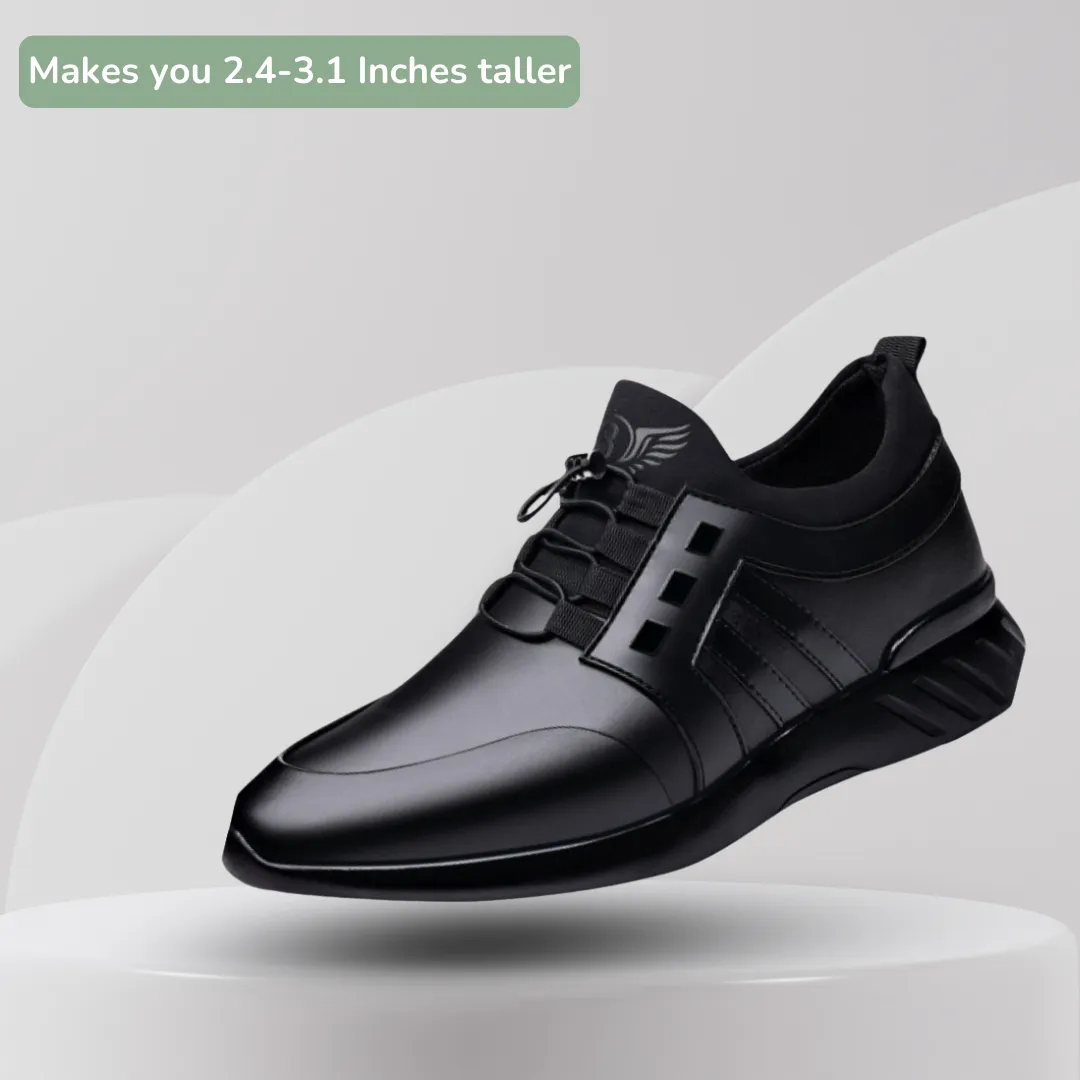Men's Elevated Leather Shoe 2.4 & 3.1 inches Lift