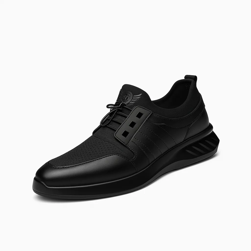 Men's Elevated Leather Shoe 2.4 & 3.1 inches Lift