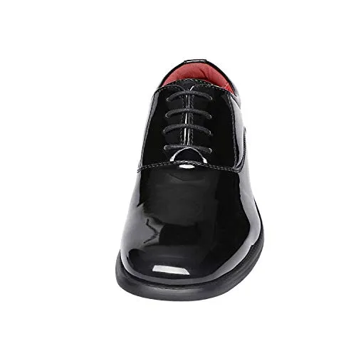 Men's Faux Patent Leather Tuxedo Shoes